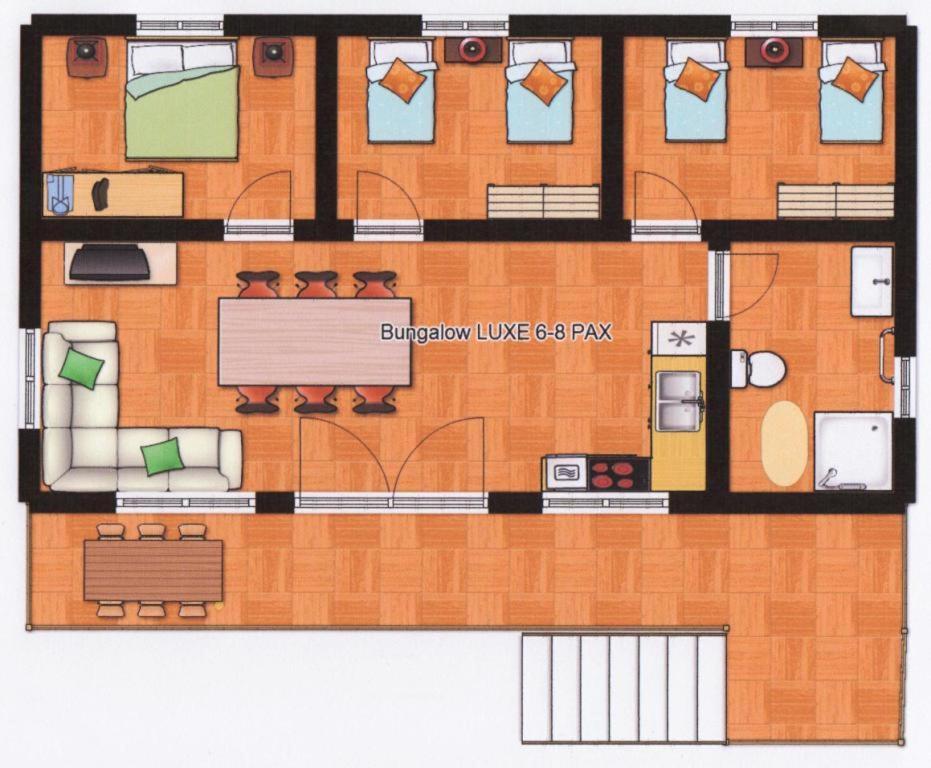 Bungalows Nou Camping La Guingueta D'Aneu الغرفة الصورة